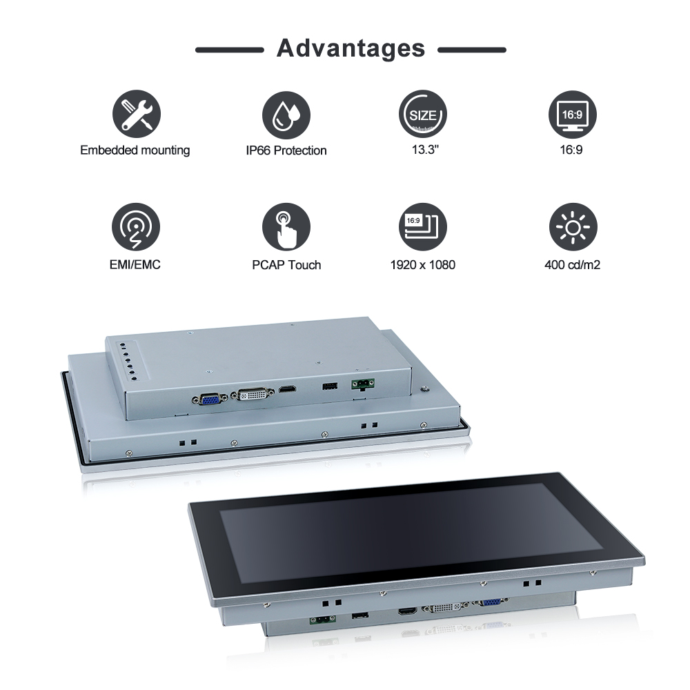 Embedded Touchcomputer Embedded Panel PC | Embedded PC Touch Screen | Windows Embedded thin PC ...